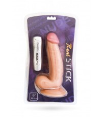 КРИВО ВИБРИРАЩО ДИЛДО REAL STICK 20см от SexOutlet.bg